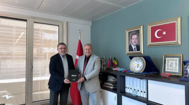 TIGAD Avrupa, Belçika’da AK Parti Temsilcisini Ziyaret Etti