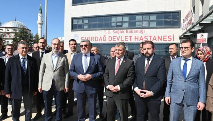 Emirdag  Devlet Hastanesi Hizmete açıldı.