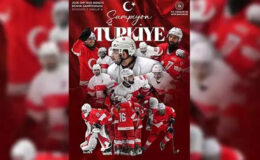Türkiye Buz hokeyinde altın madalya kazandı