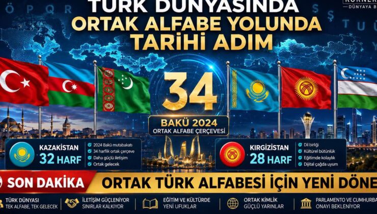 Türk Dünyasında Ortak Alfabe Yolunda Tarihi Adım  ….