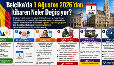 Belçika’da 1 Ağustos 2026’dan İtibaren Neler Değişiyor?