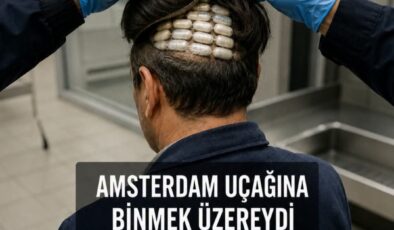 Amsterdam Uçağına Binecekti: Peruğundan 19 Kokain Kapsülü Çıktı