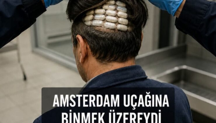 Amsterdam Uçağına Binecekti: Peruğundan 19 Kokain Kapsülü Çıktı