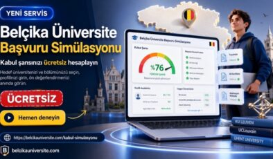 Dünyada bir ilk: Belçika üniversitelerine kabul şansınızı başvurmadan önce gösteren ücretsiz simülasyon yayında