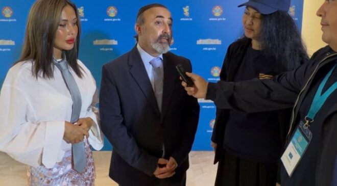 Emirdağ&rsquo;lı gazeteci Kadir Duran Kazakistan’da: Yeni Kurultay’ın ilk seçimlerini yerinde izlediler