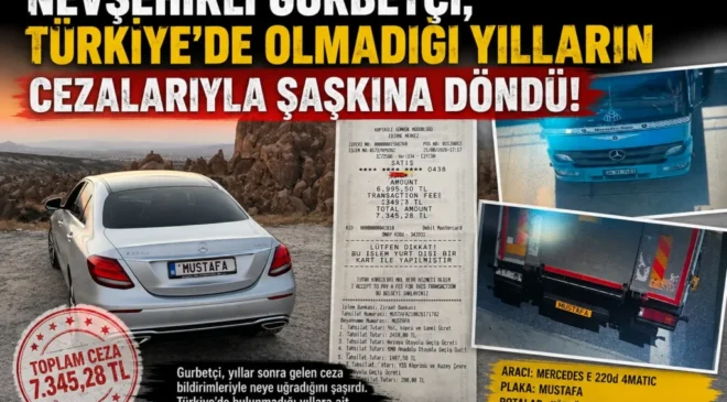 Nevşehirli gurbetçi, Türkiye’de olmadığı yılların cezalarıyla şaşkına döndü