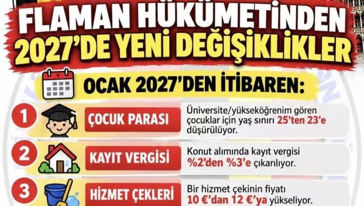 Flaman Hükümeti 2027’de Yeni Değişikliklere Hazırlanıyor