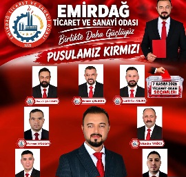Kazım Şahin’den Emirdağ Ticaret ve Sanayi Odası Başkanlığına Adaylık Mesajı: “Yeni Bir Vizyon, Yeni Bir Dönem!”