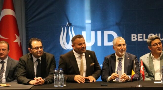 BAKAN VEDAT IŞIKHAN’DAN UID BELÇİKA TEŞKİLATINA ZİYARET